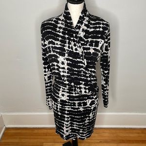 Loveappella Tie Dye Wrap dress